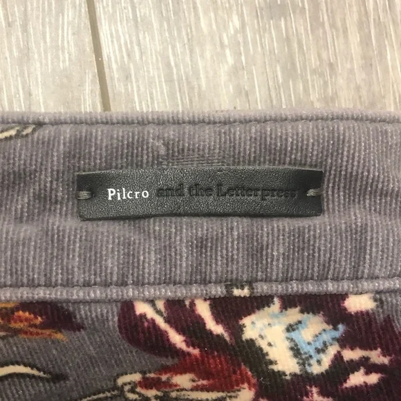Pilcro and the Letterpress by Anthropologie Floral High-Rise Pants - Picture 6 of 8